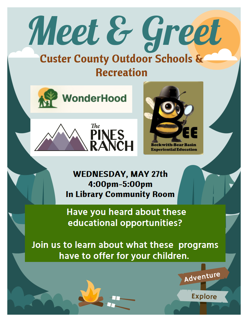 flyer for meet and greet opportunity for outdoor schools